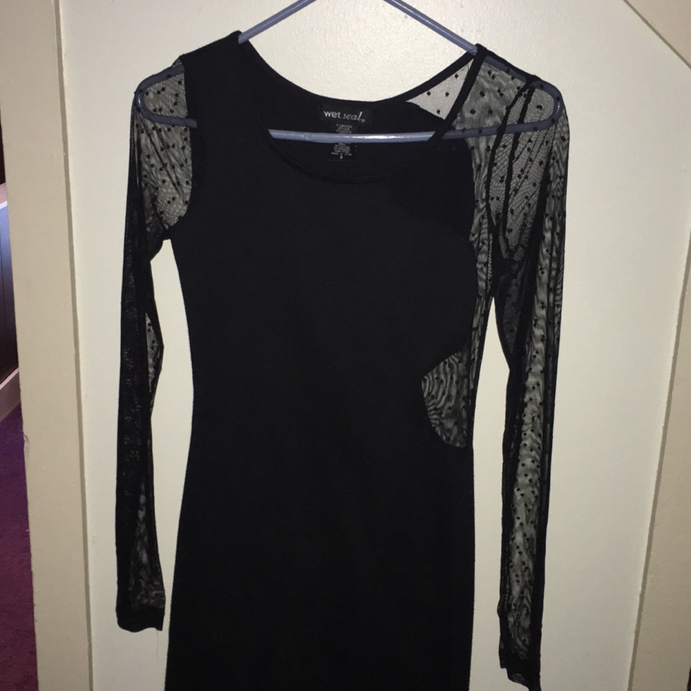 black dress